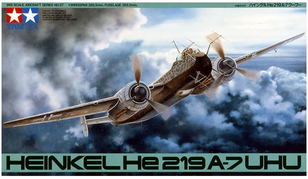 61057_p1 Heinkel He219 A-7 Uhu - 1 figure 1:48 - Image 1