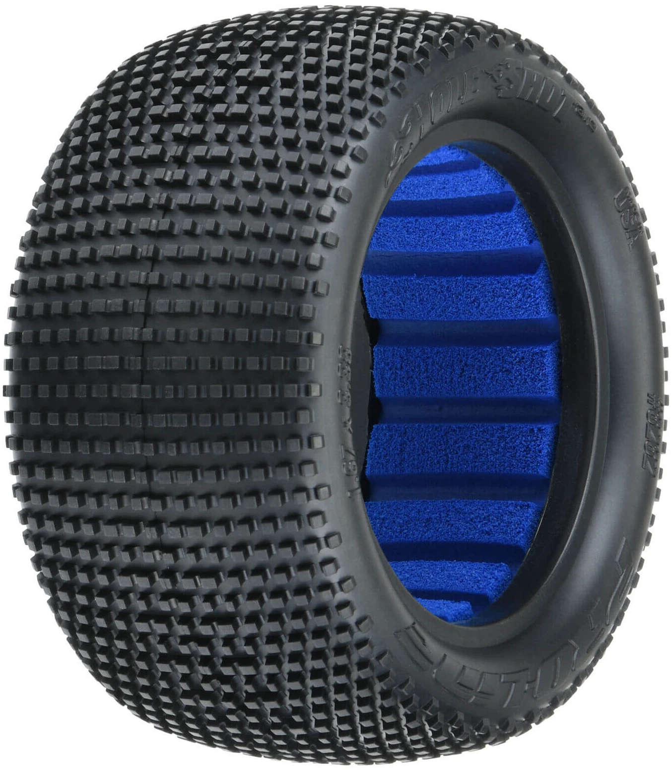 PRO828202_A0_J3JQ1V58 1:10 Hole Shot 3.0 M3 Rear 2.2" Off-Road Buggy Tires (2) - Image 1