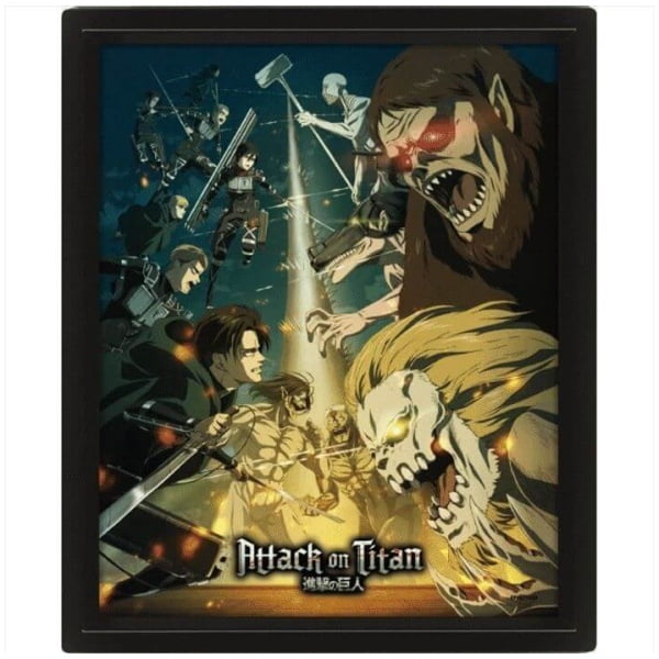Attack On Titan 3d Lenticular Poster
