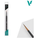 VALLEJO PRECISION - ROUND SYNTHETIC BRUSH, TRIANGULAR HANDLE NO. 3/0