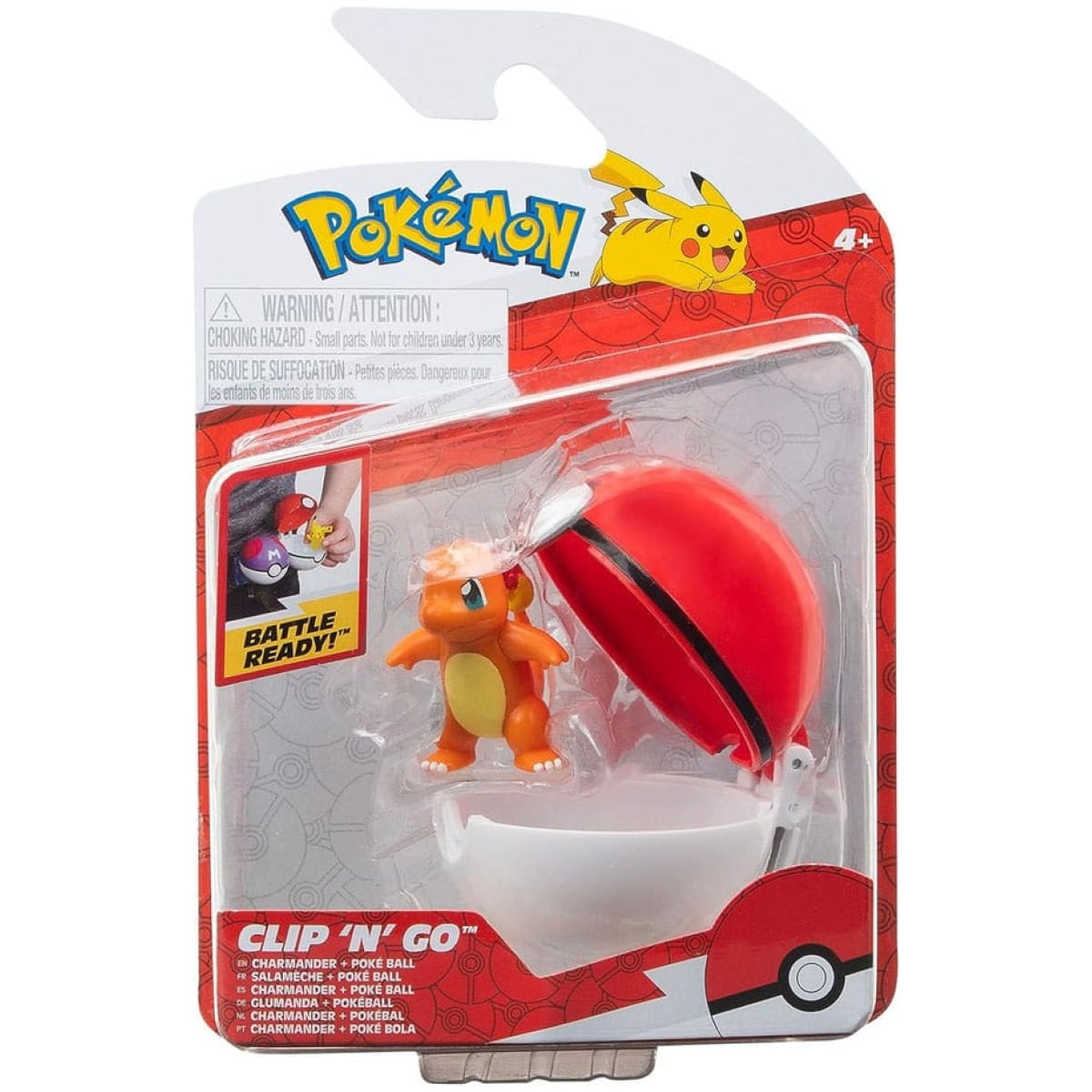 Pokemon Clip'n'Go Poké Balls Charmander & Poké Ball - Image 1
