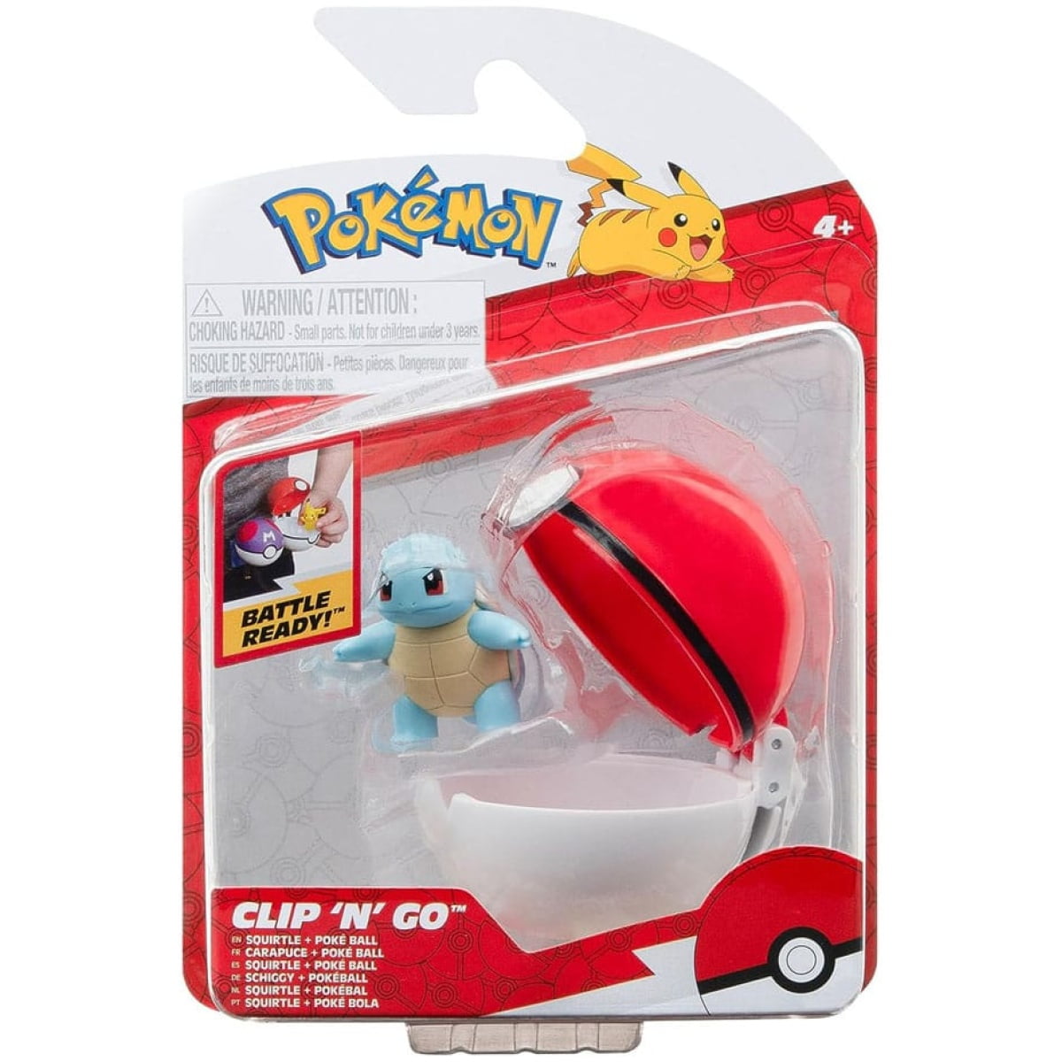 Pokemon Clip'n'Go Poké Balls Squirtle & Poké Ball - Image 1