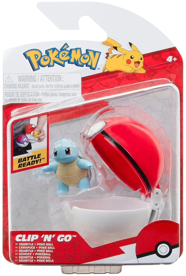 x_jazpkw3143_c Pokemon Clip'n'Go Poké Balls Squirtle & Poké Ball - Image 1