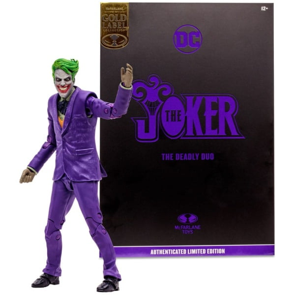 Batman & The Joker The Deadly Duo DC Multiverse Action Figure The Joker (Gold Label) 18cm