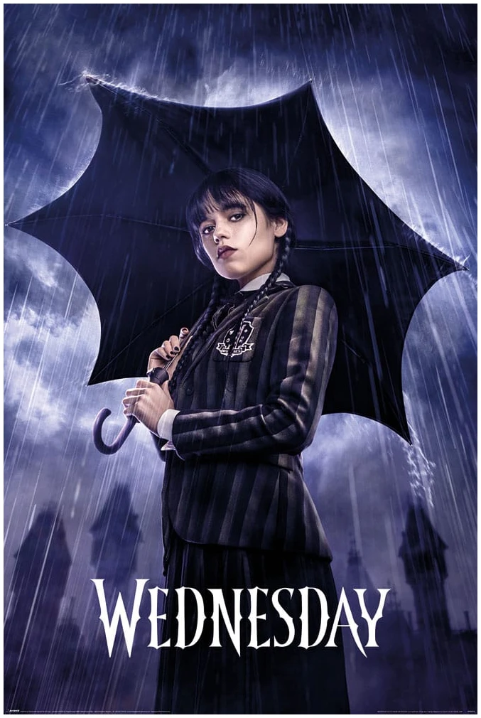 x_pp35274 Wednesday Poster Downpour 61x91cm - Image 1