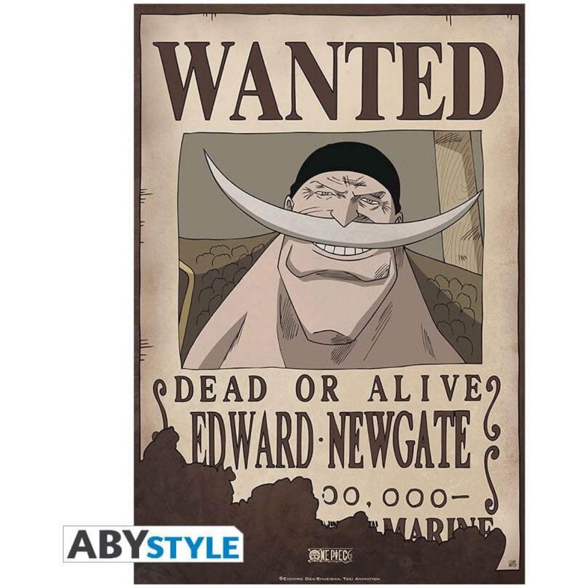 One Piece - Wanted Edward Newgate Poster 52x38cm - Image 1