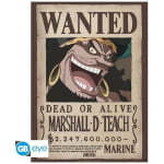 One Piece - Wanted Blackbeard Poster 52x38cm