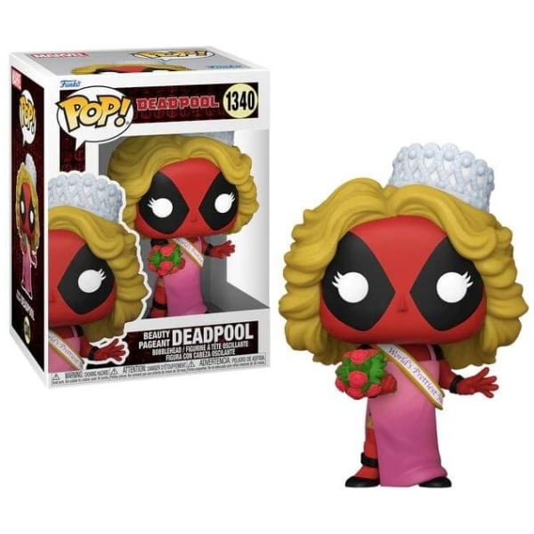    figoura funko pop marvel beauty pageant deadpool  x