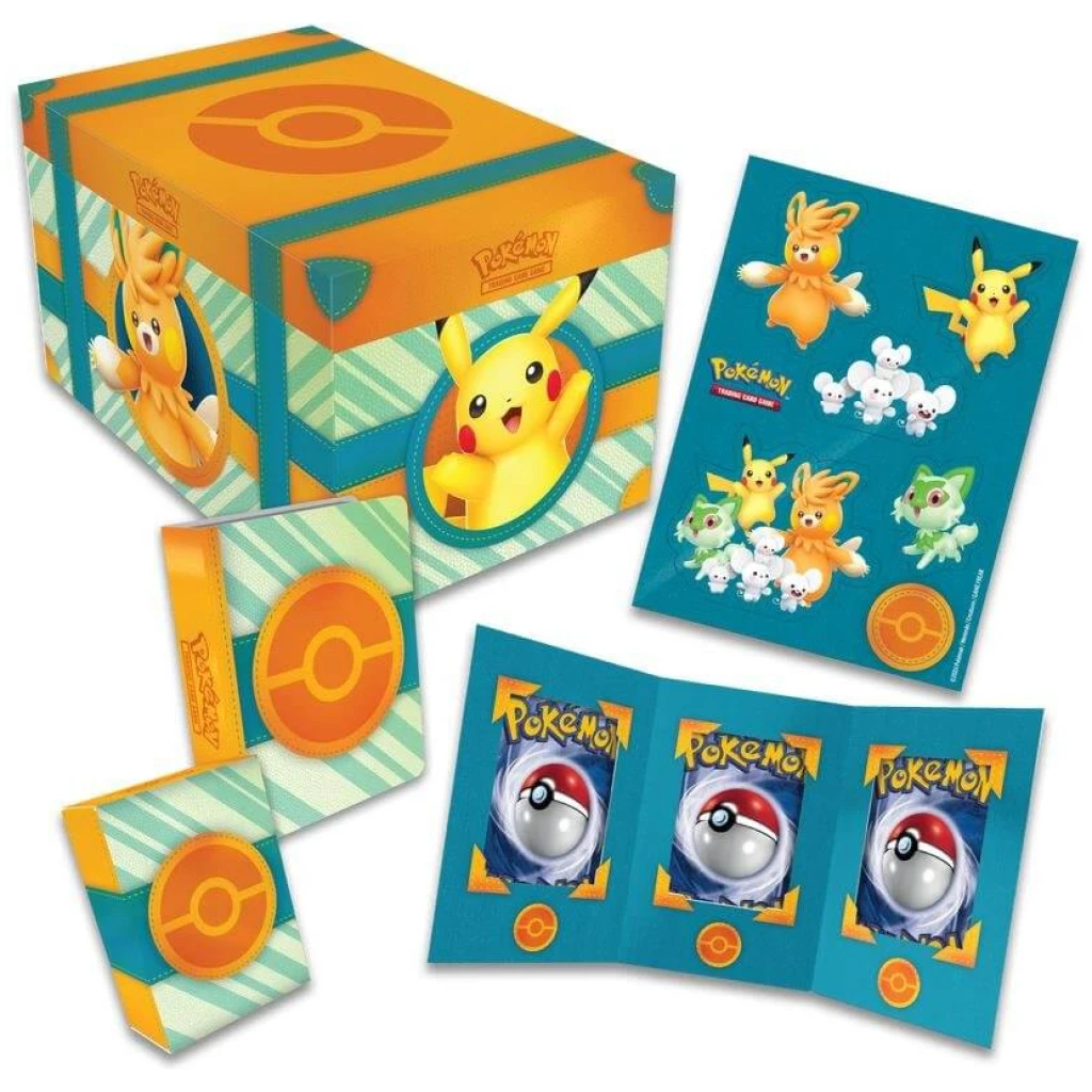    pokemon tcg paldea adventure chest x