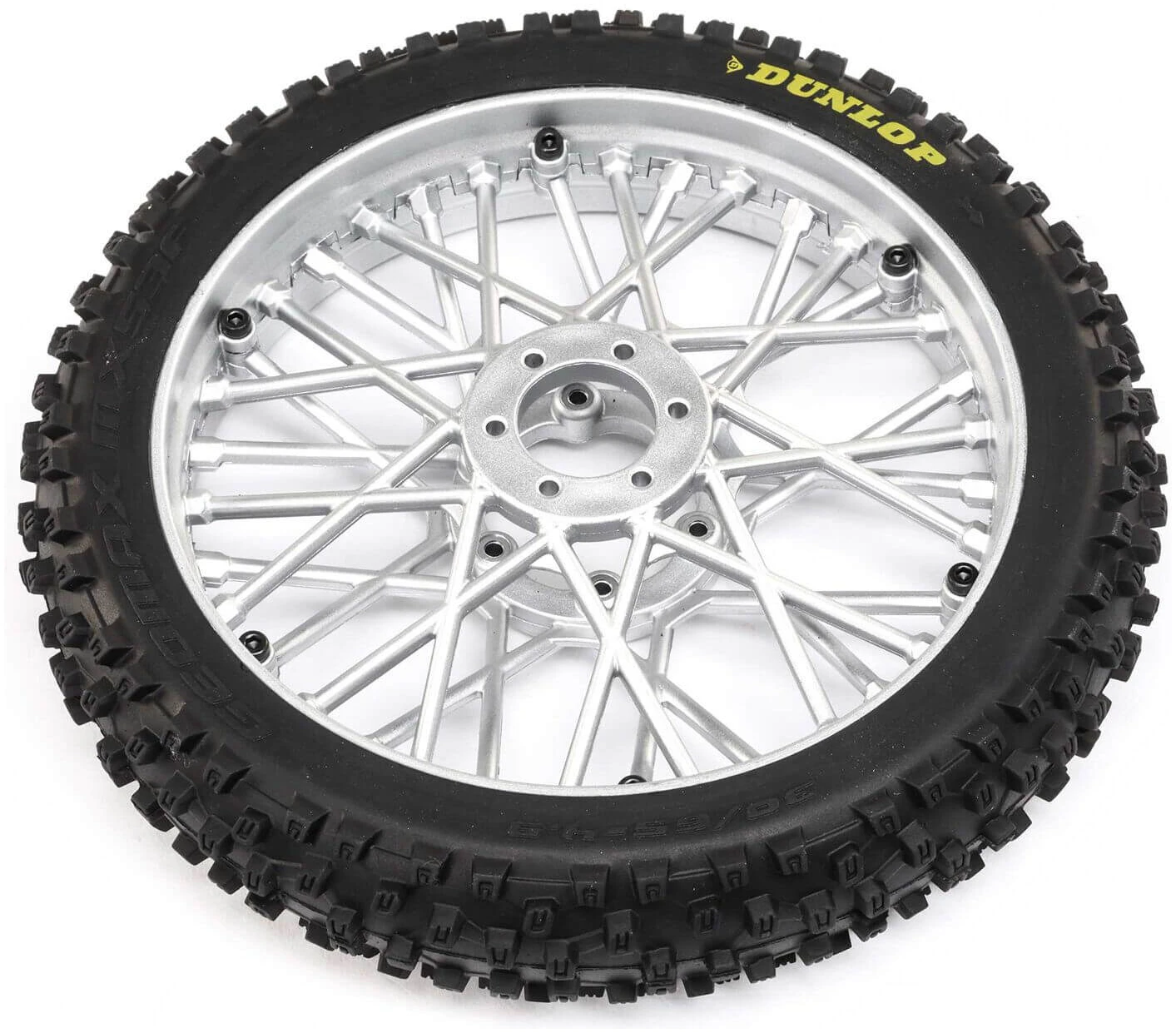 LOS46006_A0_AB6DFL6E Dunlop MX53 Front Tire Mounted Chrome Promoto-MX - Image 1