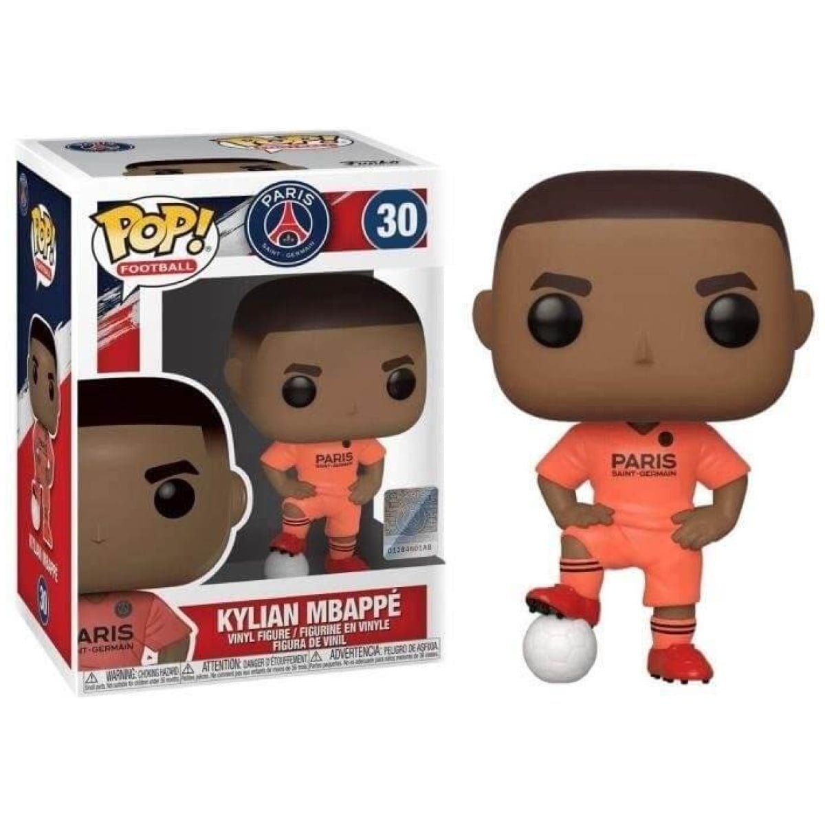 Funko POP Football Paris Saint-Germain - Kylian Mbappe (Away Kit) #30 - Image 1