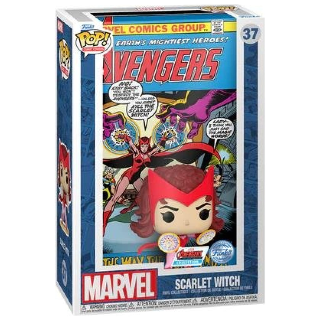    figoura funko pop comic covers avengers scarlet witch  exclusive x