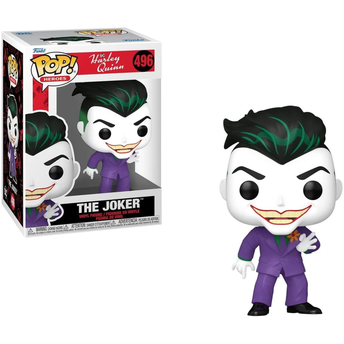 Funko POP DC Heroes Harley Quinn Animated Series - The Joker #496 - Image 1