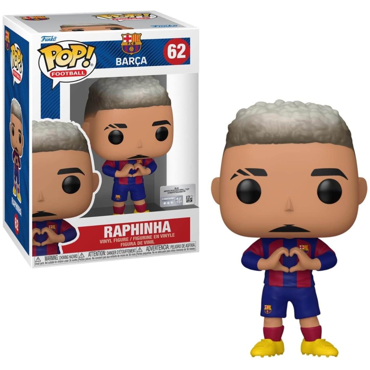 Funko POP Football Barcelona - Raphinha #62 - Image 1