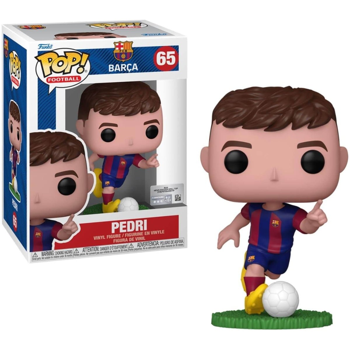 Funko POP Football Barcelona - Pedri #65 - Image 1