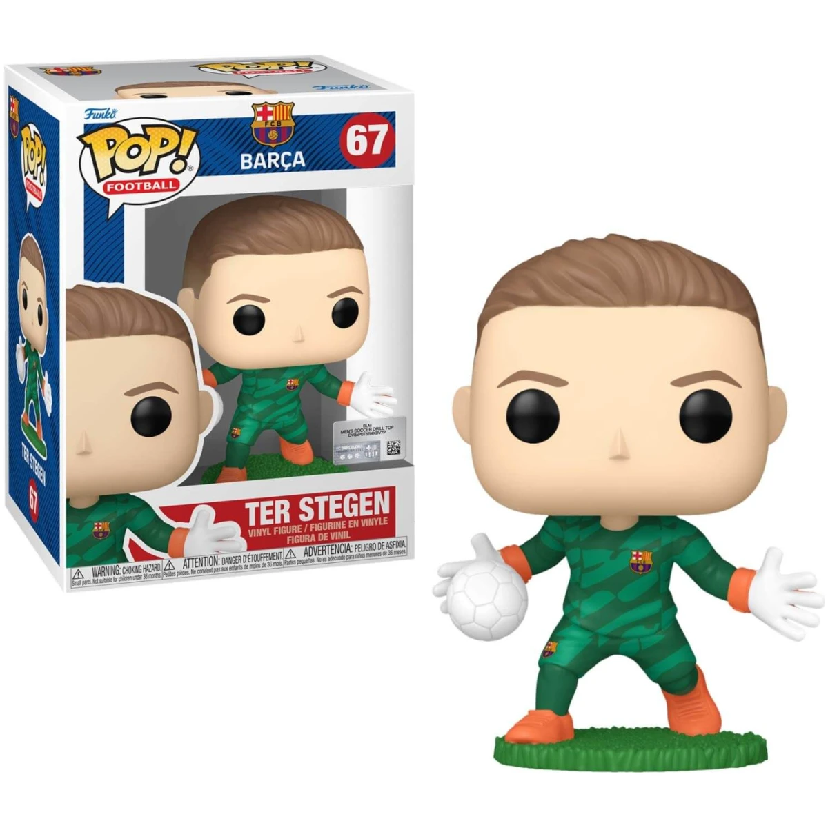 Funko POP Football Barcelona - Ter Stegen #67 - Image 1