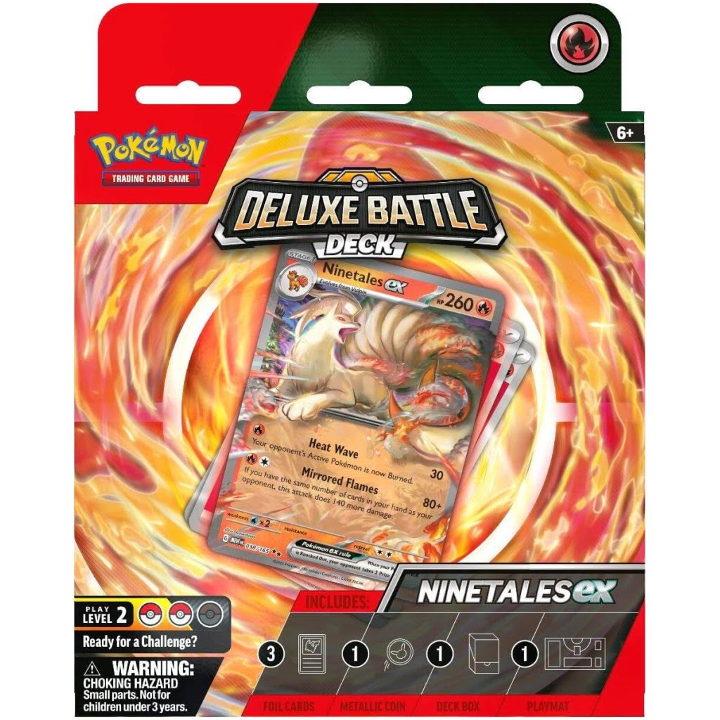    pokemon tcg ninetetales ex deluxe battle deck x