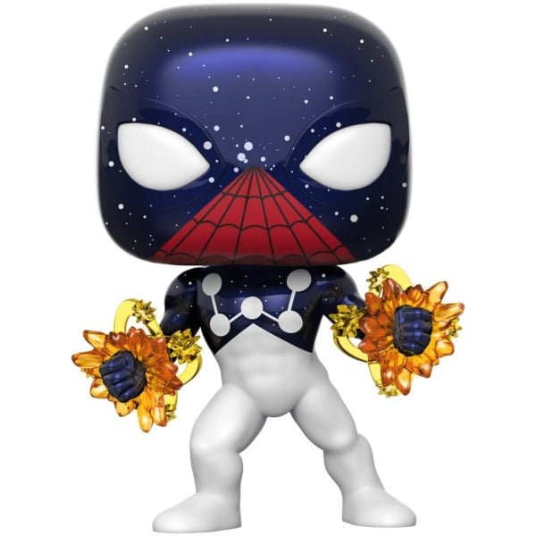 figura funko pop marvel spider man captain universe    x
