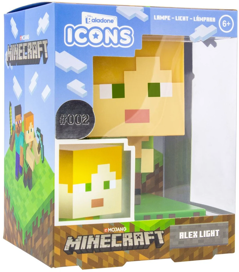 x_pp6591mcf_b Minecraft 3D Icon Light Alex 10cm - Image 1