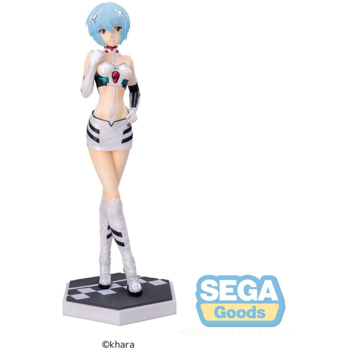 Evangelion Luminasta PVC Statue Evangelion Racing Rei Ayanami Pit Walk 21cm - Image 1