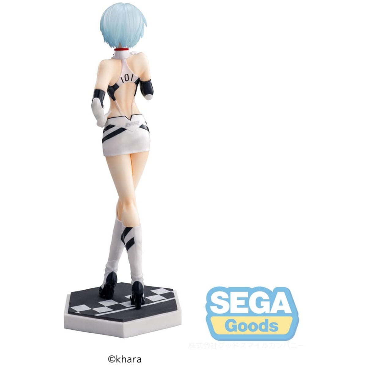 Evangelion Luminasta PVC Statue Evangelion Racing Rei Ayanami Pit Walk 21cm - Image 2