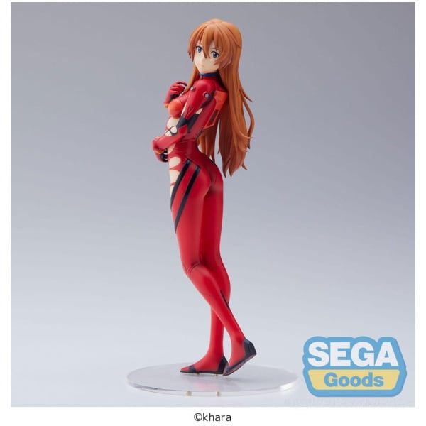 EVANGELION 3.0+1.0 Thrice Upon a Time SPM PVC Statue Asuka Langley On The Beach re-run 21cm