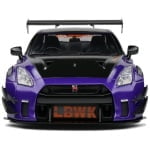   nissan gt r r w liberty walk body kit  purple   x