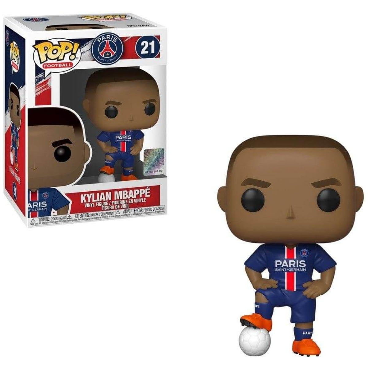 Funko POP! Football Paris Saint-Germain - Kylian Mbappe #21 - Image 1