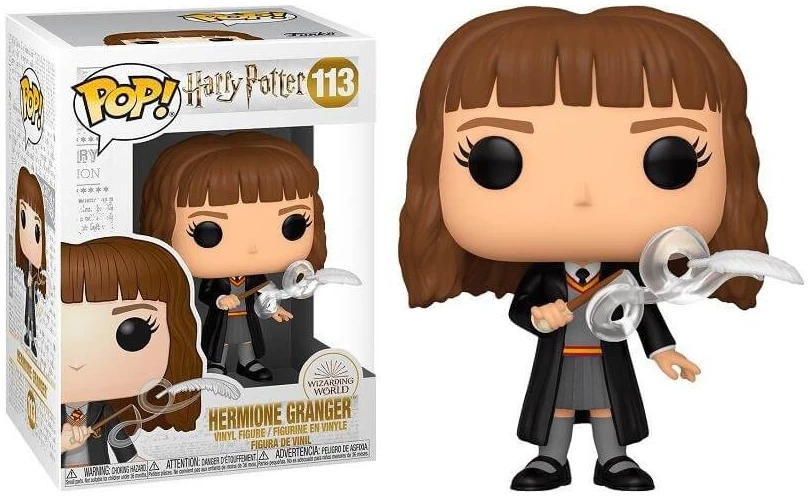 144604-0-0000-figoura-funko-pop-harry-potter-hermione-with-feather-113 Funko POP! Harry Potter - Hermione with Feather #113 - Image 1