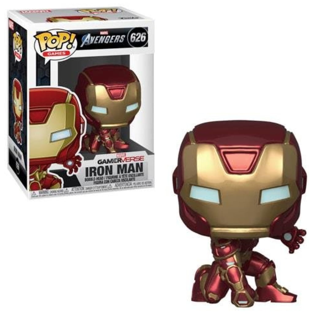    figoura funko pop marvel avengers gamerverse iron man stark tech suit  x
