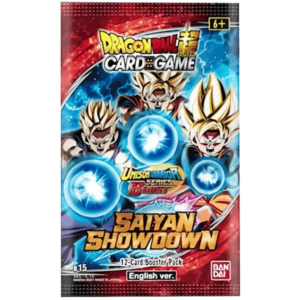    dragon ball super card game bt saiyan showdown booster  x