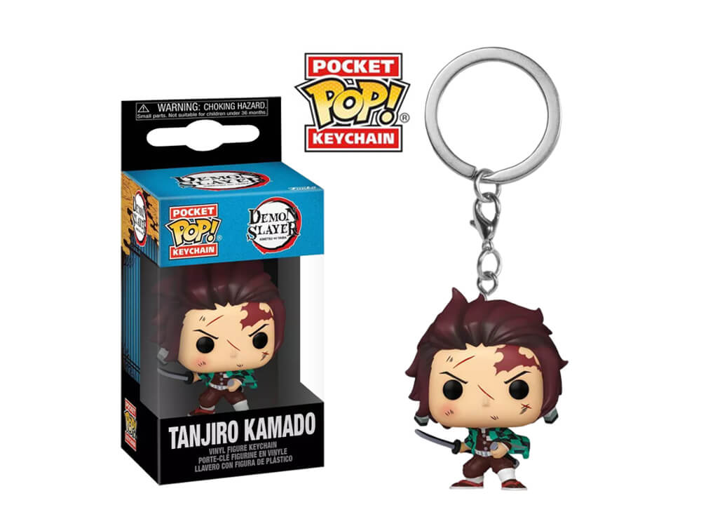 Funko Pocket POP! Keychain Demon Slayer: Kimetsu no Yaiba - Tanjiro Kamado - Image 1