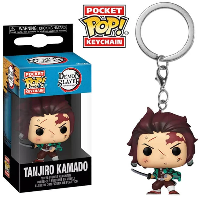 20230411143907_funko_pocket_pop_keychain_animation_demon_slayer_tanjiro_kamado_bloody Funko Pocket POP! Keychain Demon Slayer: Kimetsu no Yaiba - Tanjiro Kamado - Image 1
