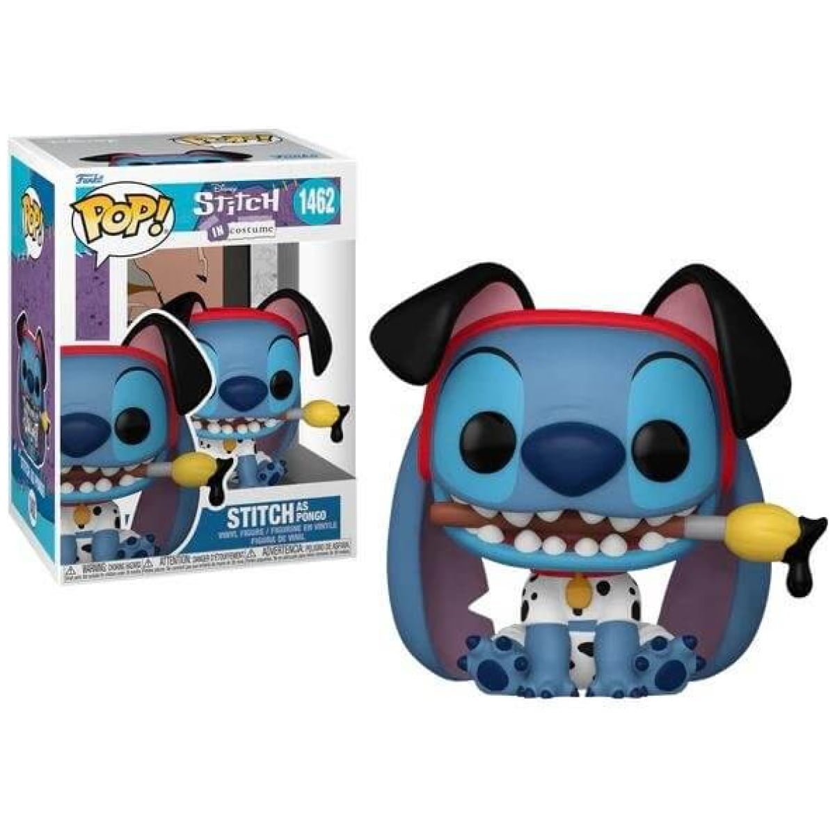 Funko POP! Disney Lilo & Stitch - Stitch as Pongo #1462 - Image 1