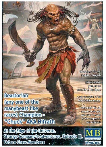 mb24057 Beastorian (any one of the many beast like races) Champion 1:24 - Image 1