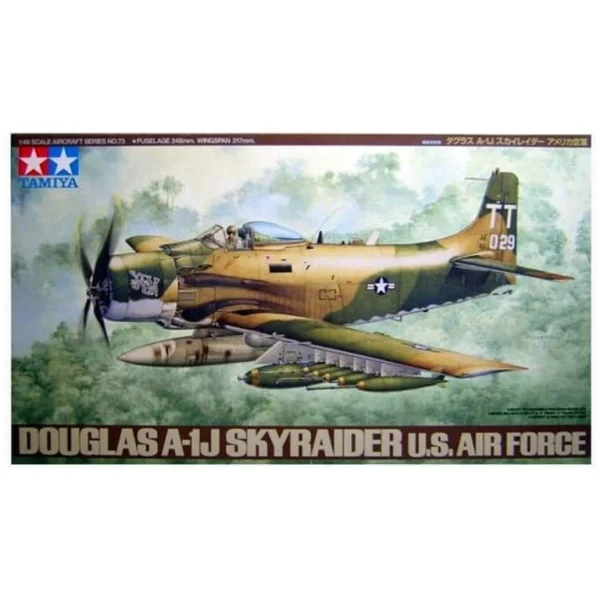 tamiya   douglas a j skyraider us air force x