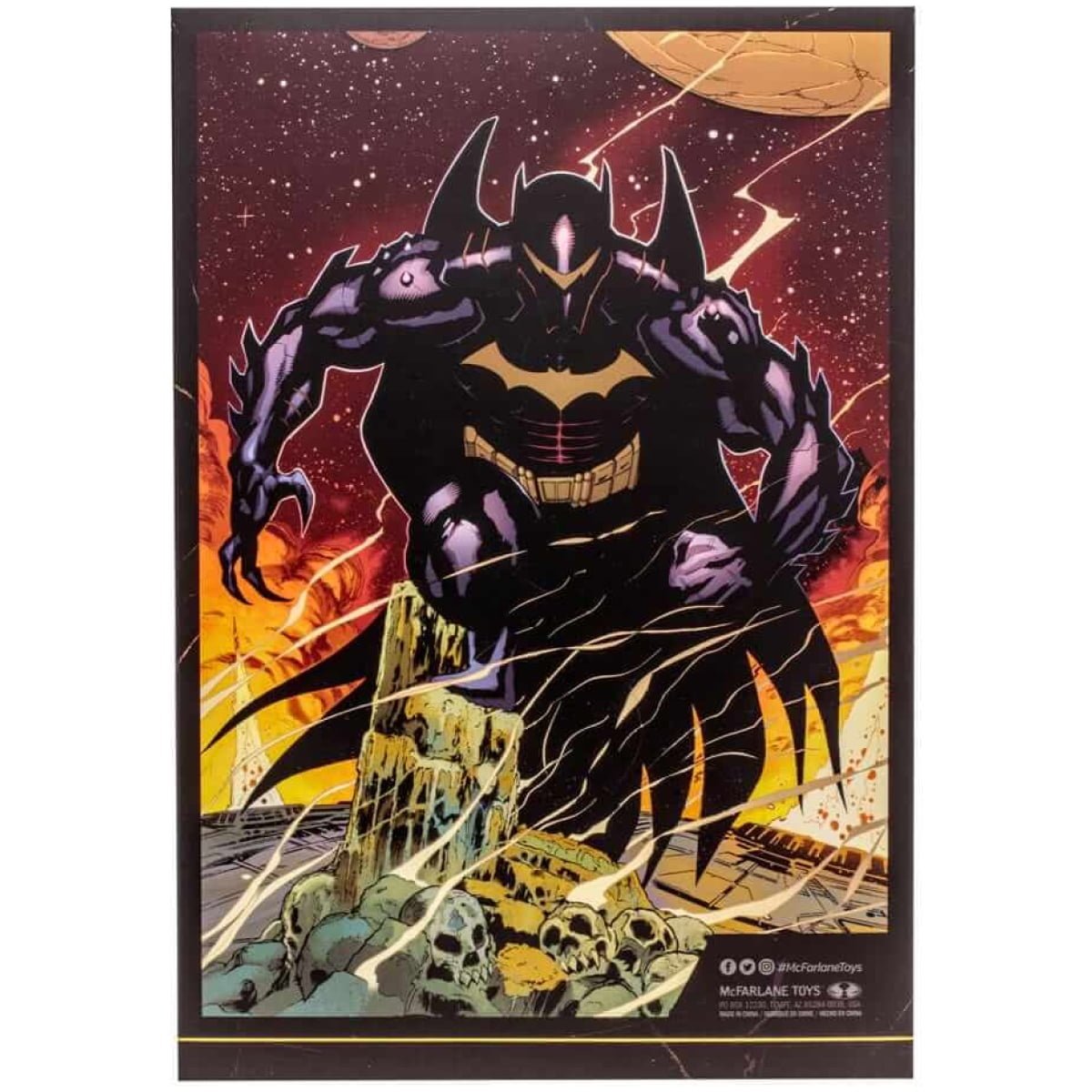DC Multiverse Action Figure Batman (Hellbat) (Knightmare) (Gold Label) 18cm - Image 5