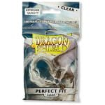 DRAGON SHIELD STANDARD PERFECT FIT SLEEVES - CLEAR/CLEAR 100 SLEEVES