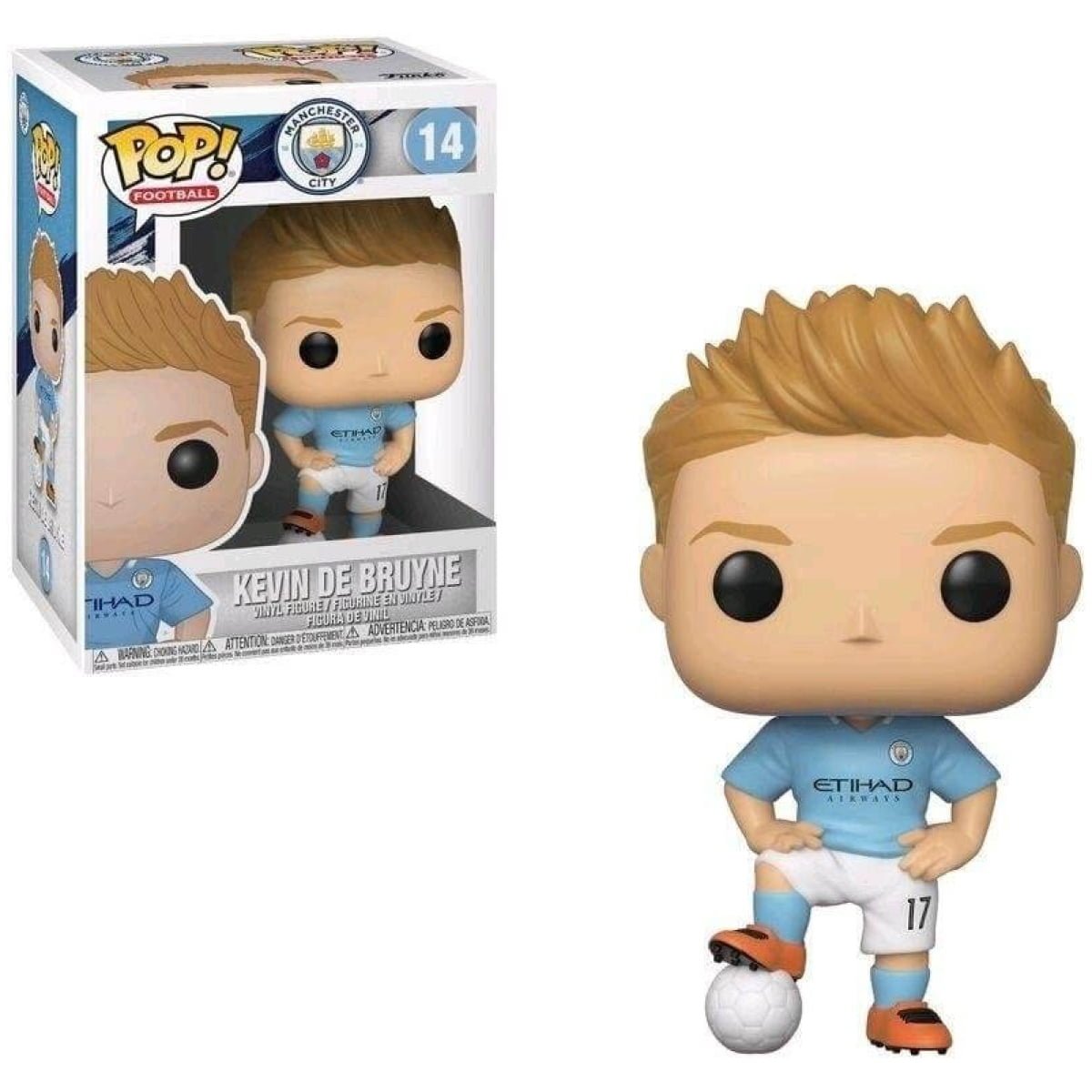Funko POP! Football EPL Manchester City - Kevin De Bruyne #14 - Image 1