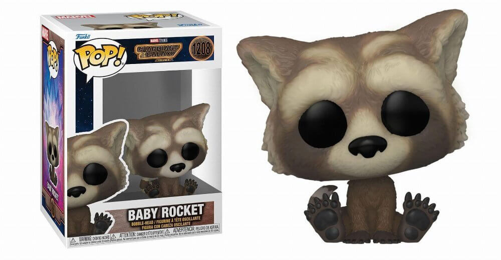 Funko POP! Marvel Guardians of the Galaxy - Baby Rocket #1208 - Image 1