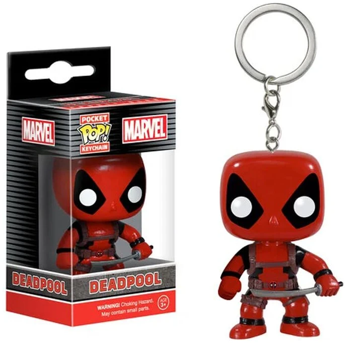 4849803049843 Funko Pocket POP! Keychain Marvel - Deadpool - Image 1
