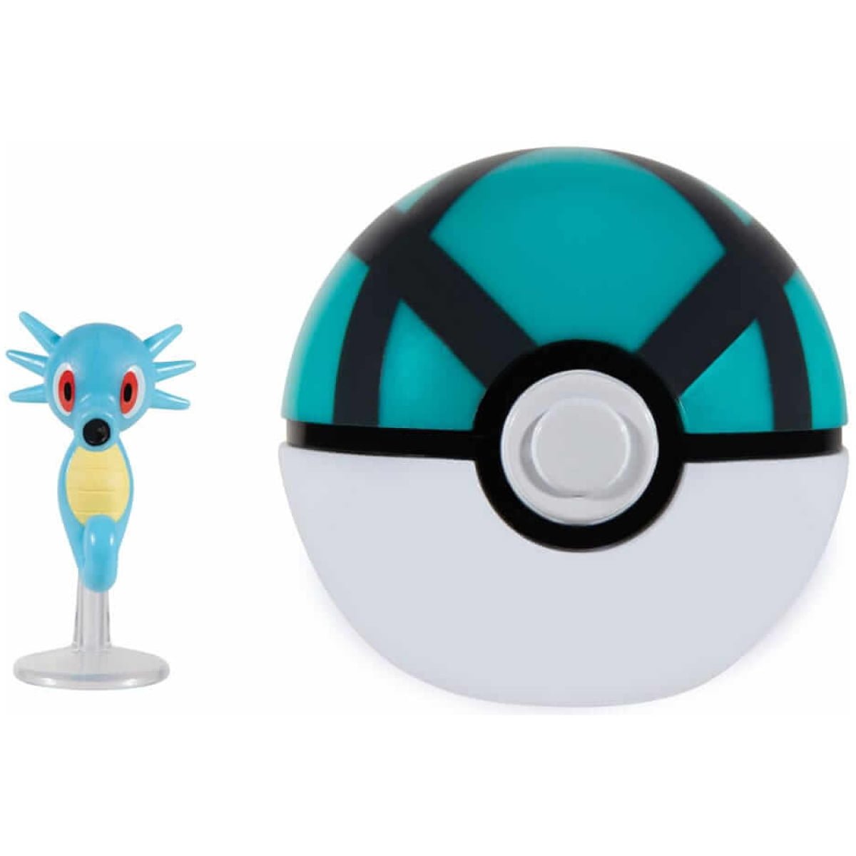 Pokemon Clip'n'Go Poké Balls Horsea & Net Ball - Image 2