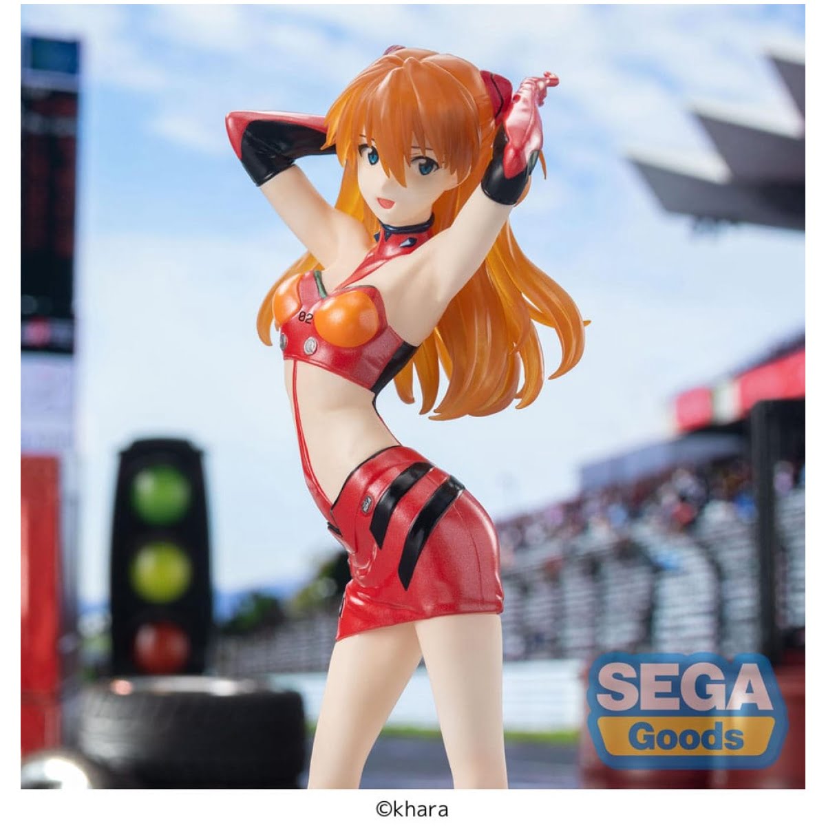 Evangelion Luminasta PVC Statue Evangelion Racing Asuka Shikinami Langley Pit Walk 25cm - Image 2