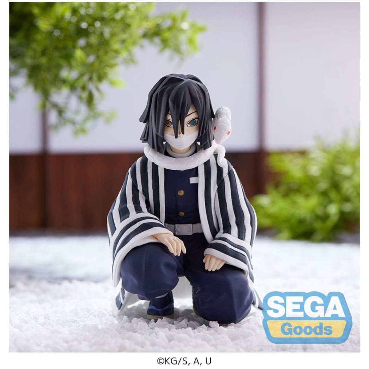 Demon Slayer Kimetsu no Yaiba PM Perching PVC Statue Obanai Iguro Hashira Meeting 11cm (re-run) - Image 1