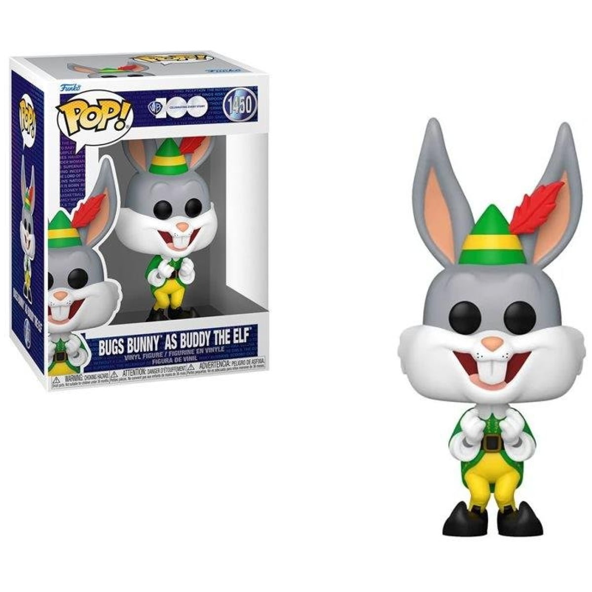 Funko POP! Looney Tunes - Bugs Bunny as Buddy the Elf #1450 - Image 1