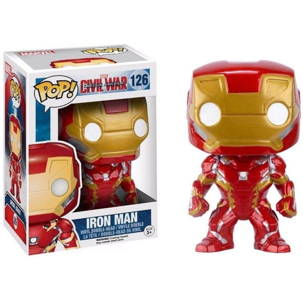   figoura funko pop captain america  civil war iron man  x