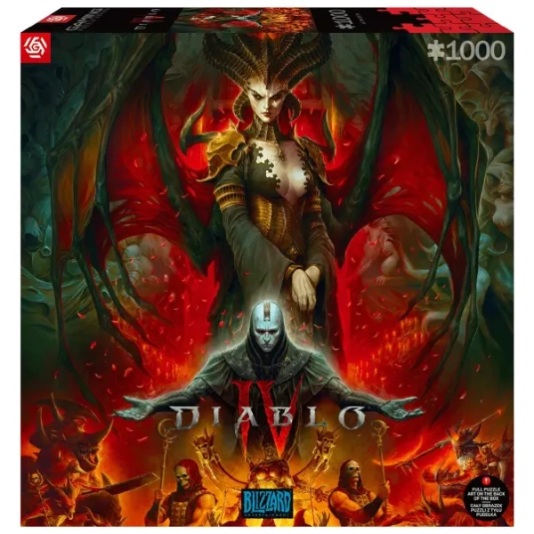 Gaming Puzzle Diablo IV Lilith Composition Puzzles 1000pcs