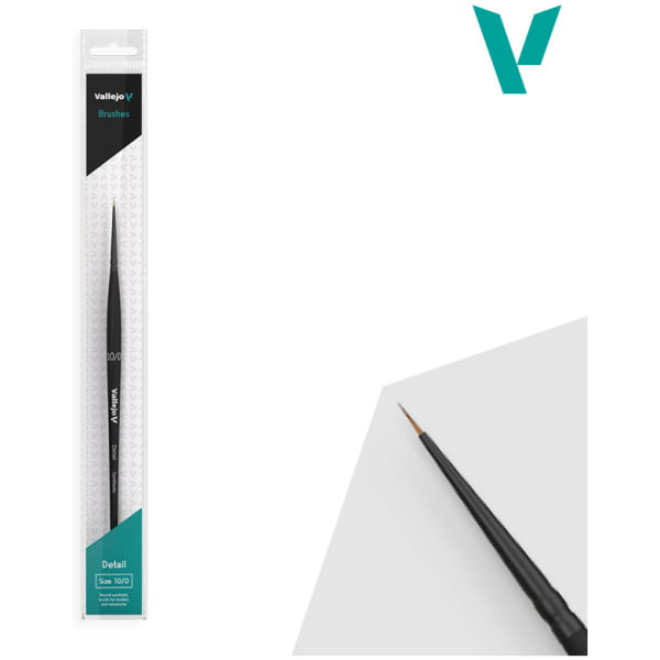 Vallejo Detail - Round Synthetic Brush No. 10/0 - no .4
