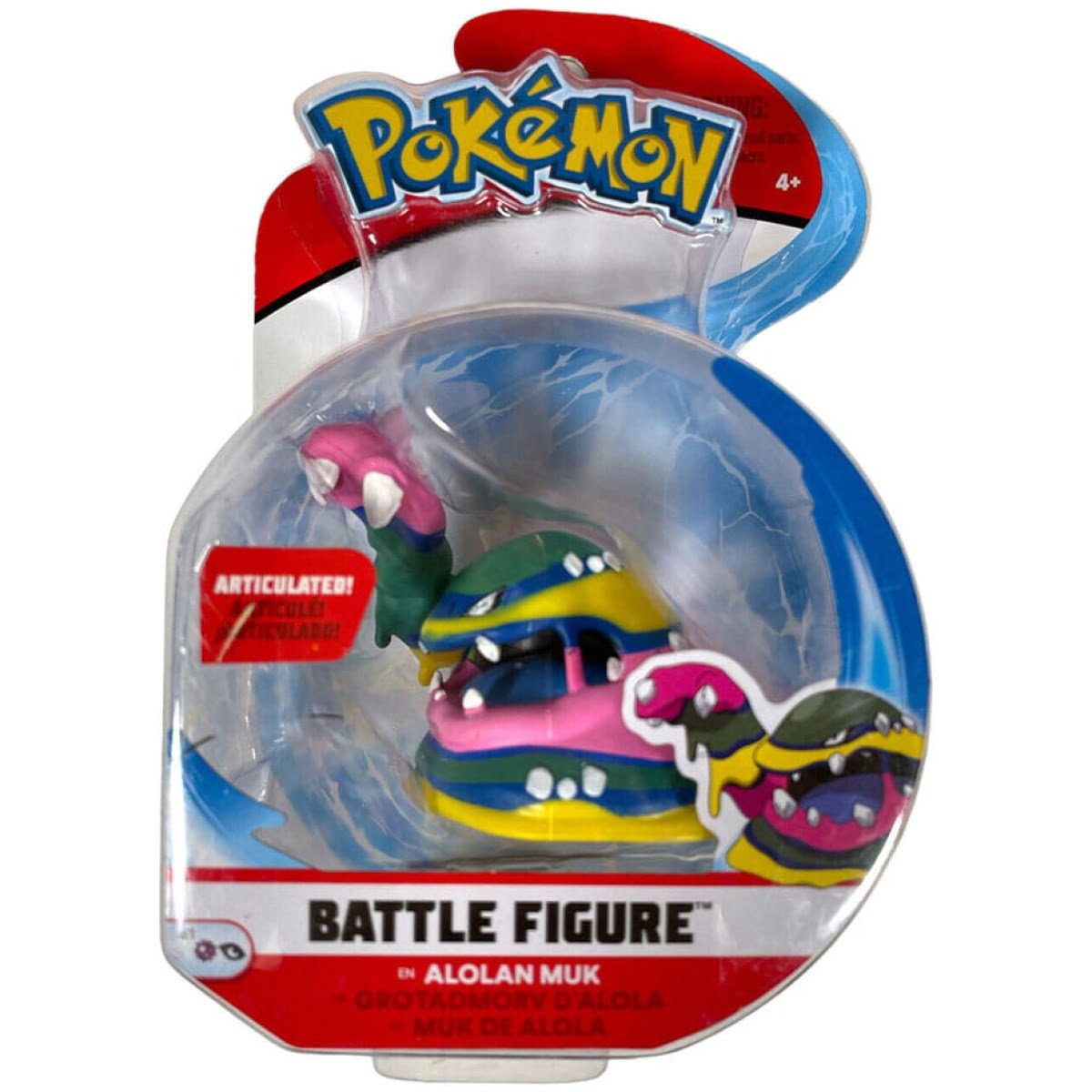Pokemon Battle Figure Pack Mini Figure Alolan Muk 5cm - Image 1