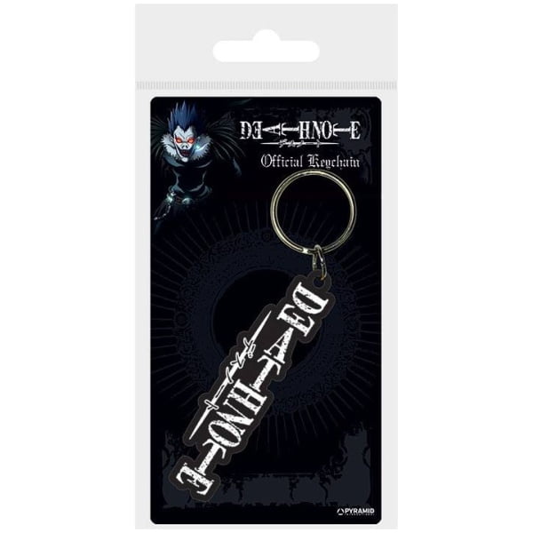 Death Note Rubber Keychain Logo 6cm